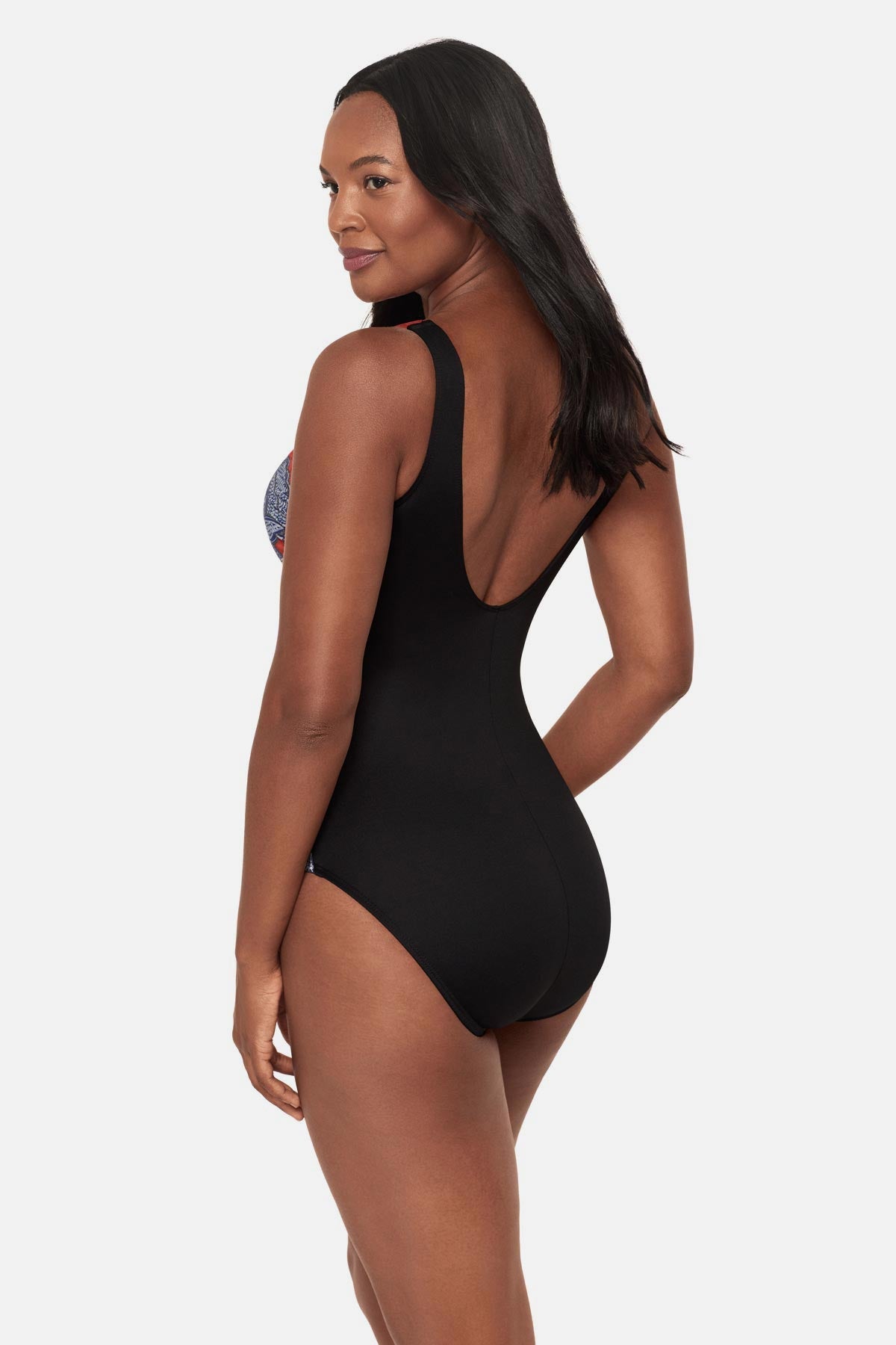 Regatta One Piece in Steel Magnolias Black/Multi | Miraclesuit