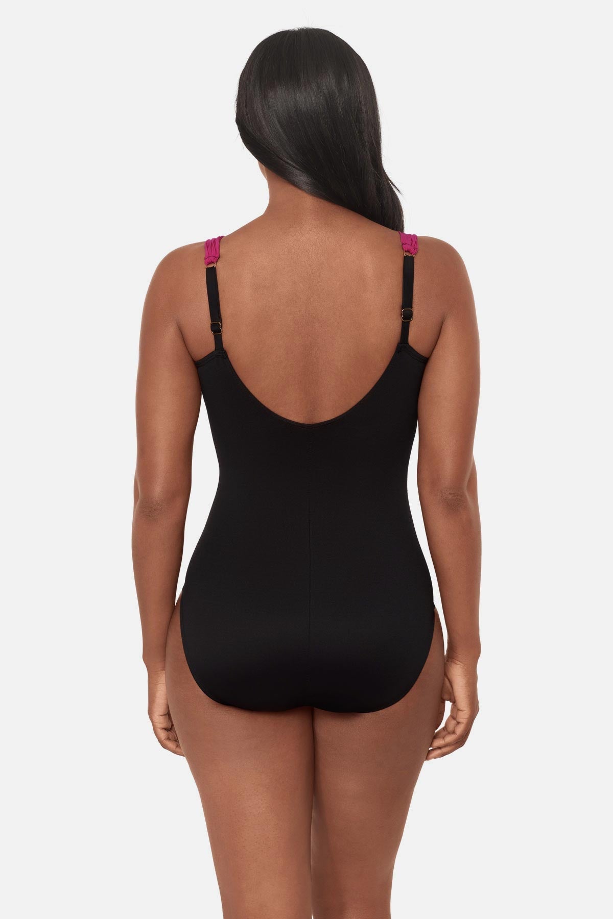 Siren One Piece in Petali Rosa Black/Multi | Miraclesuit