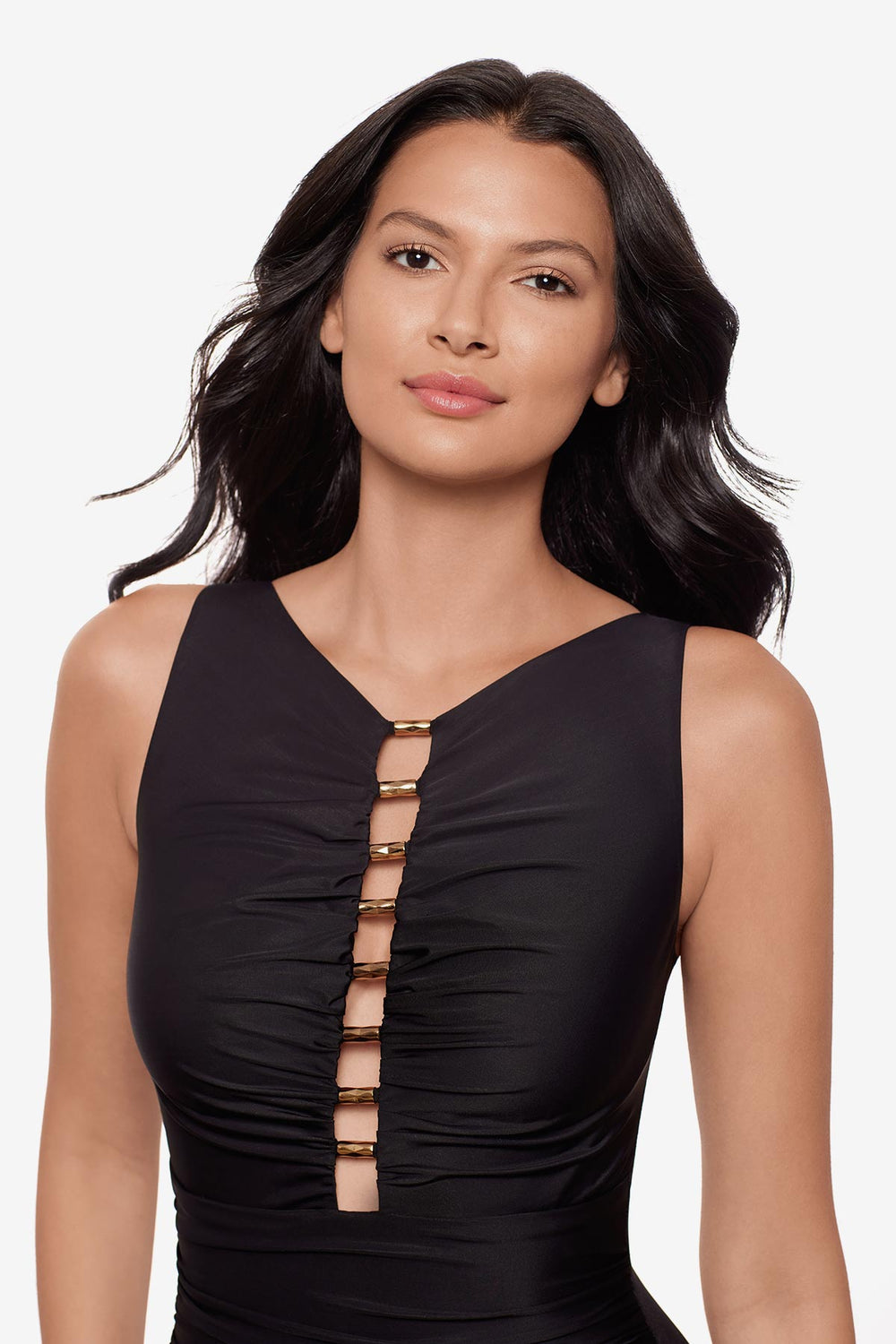 Swizzle One Piece Black | Miraclesuit