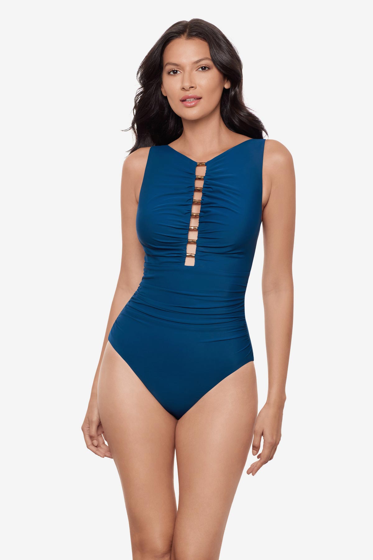 Swizzle One Piece Black | Miraclesuit