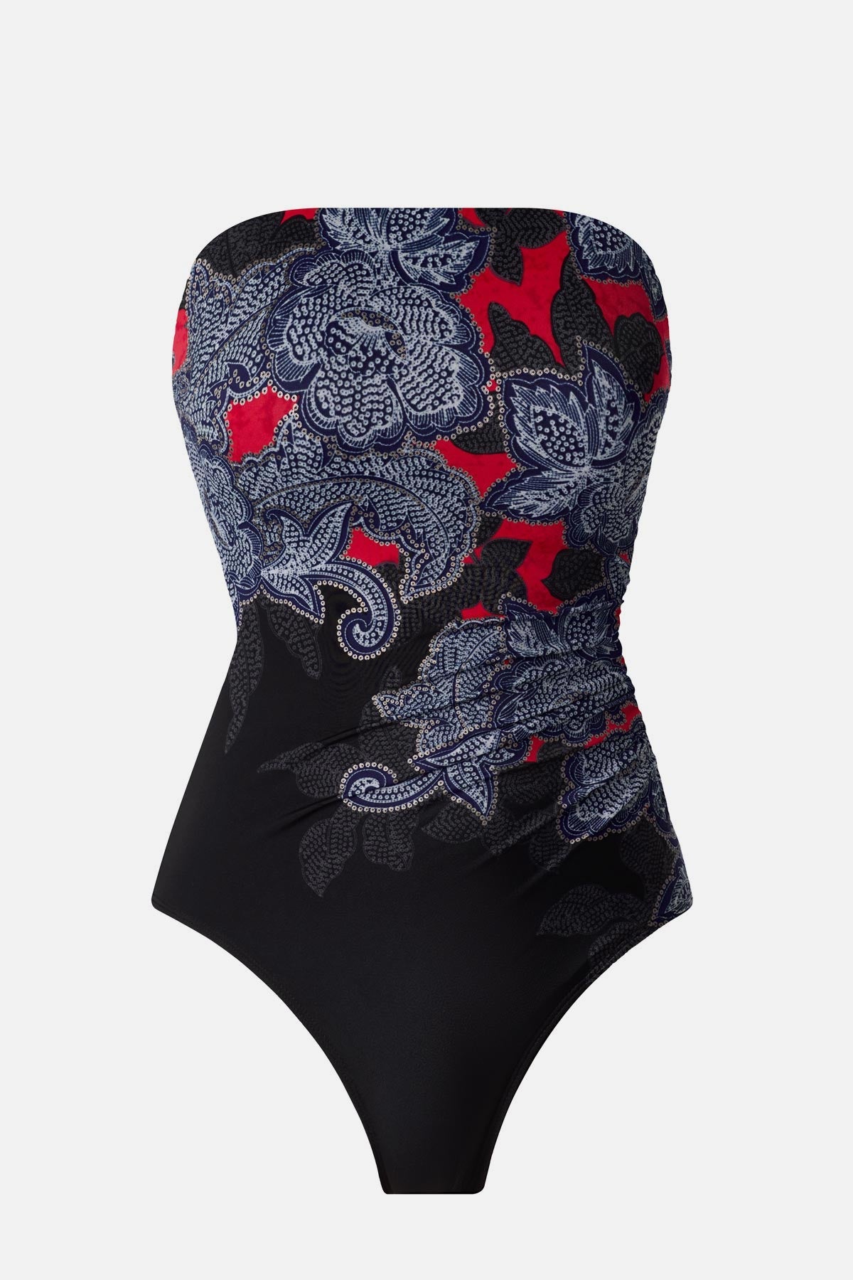 Avanti One Piece in Steel Magnolias Black/Multi | Miraclesuit