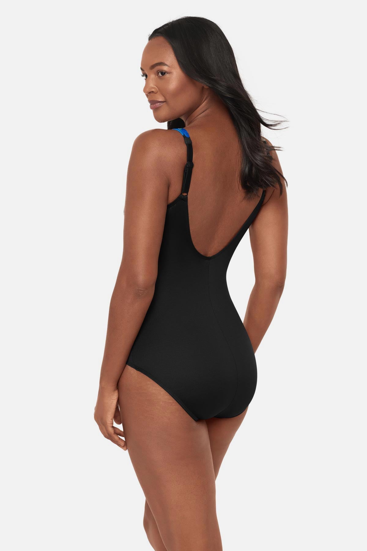 Oceanus One Piece in Secret Garden Black/Multi | Miraclesuit