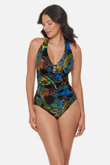 Theia One Piece in Amazonia Blue/Multi | Miraclesuit