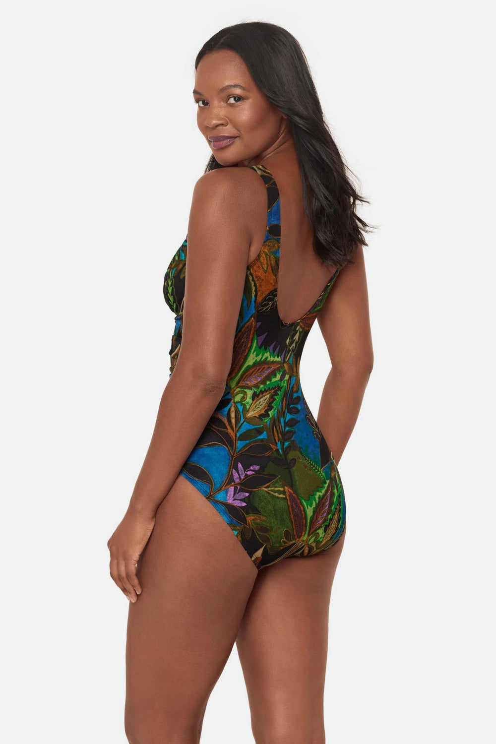 Swizzle One Piece in Amazonia Blue/Multi | Miraclesuit