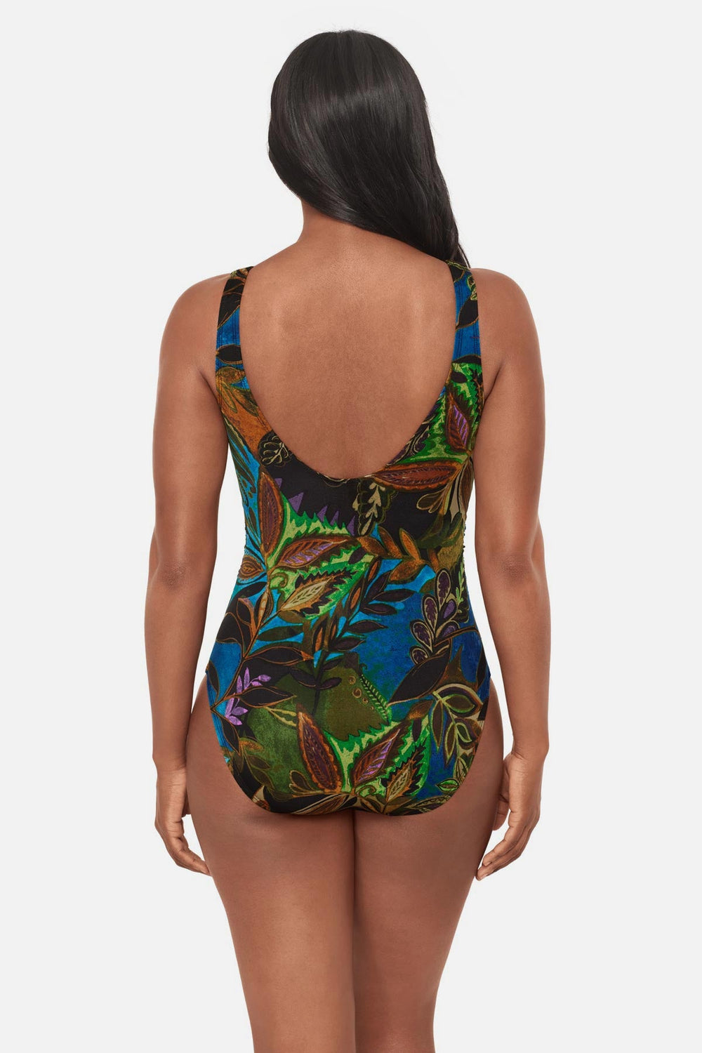 Swizzle One Piece in Amazonia Blue/Multi | Miraclesuit