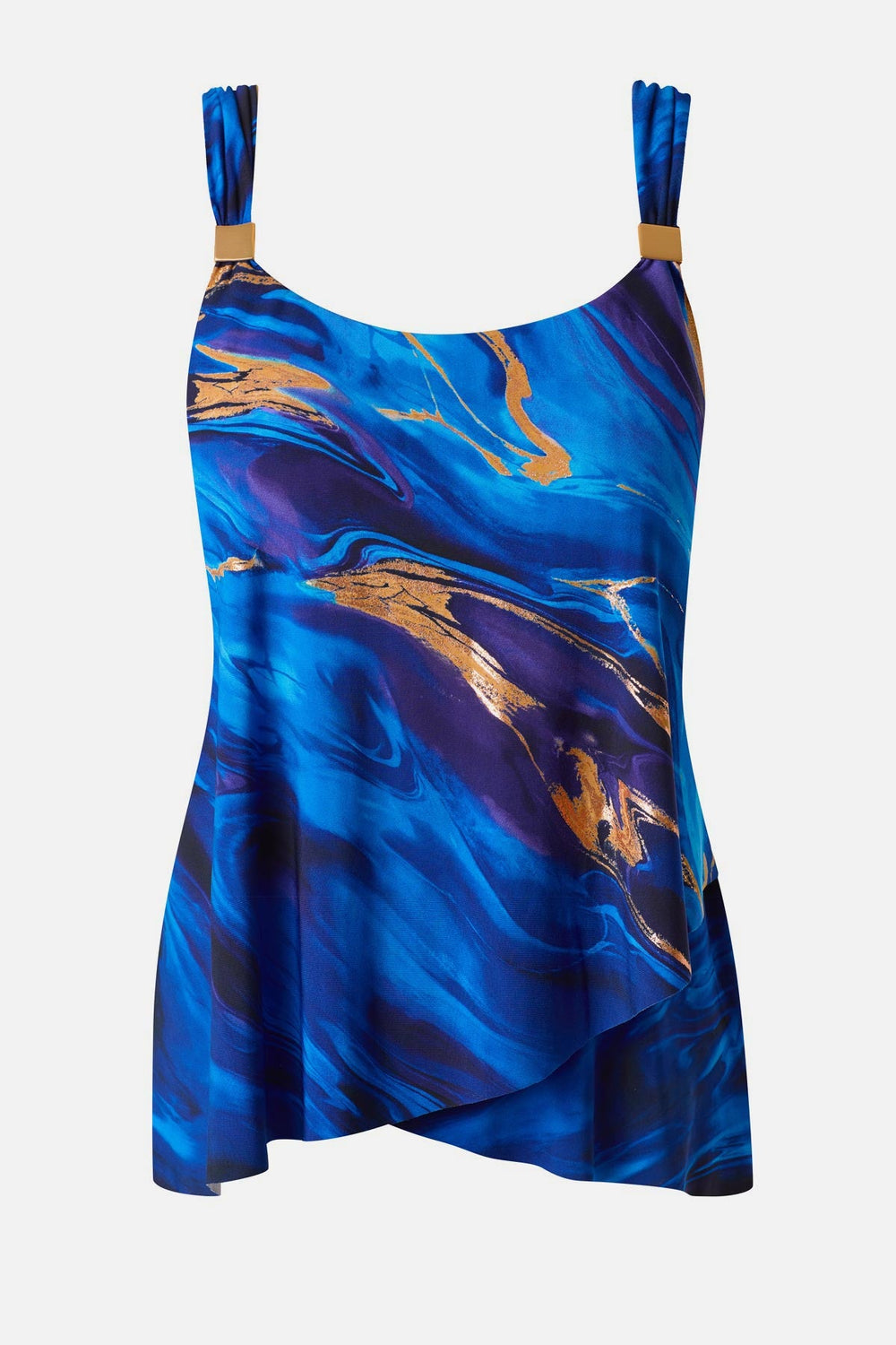 Dazzle Tankini Top in Stellar Nova Blue/Multi | Miraclesuit