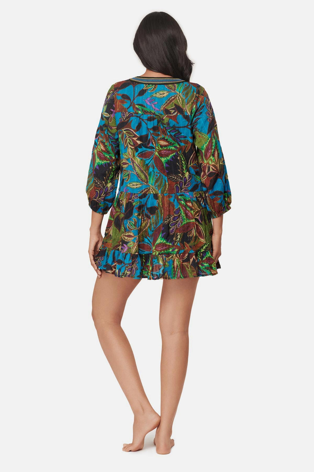 Beach Dress in Amazonia Blue/Multi | Miraclesuit