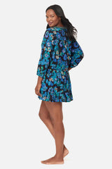 Beach Dress Cover Up in Secret Garden Black/Multi | Miraclesuit