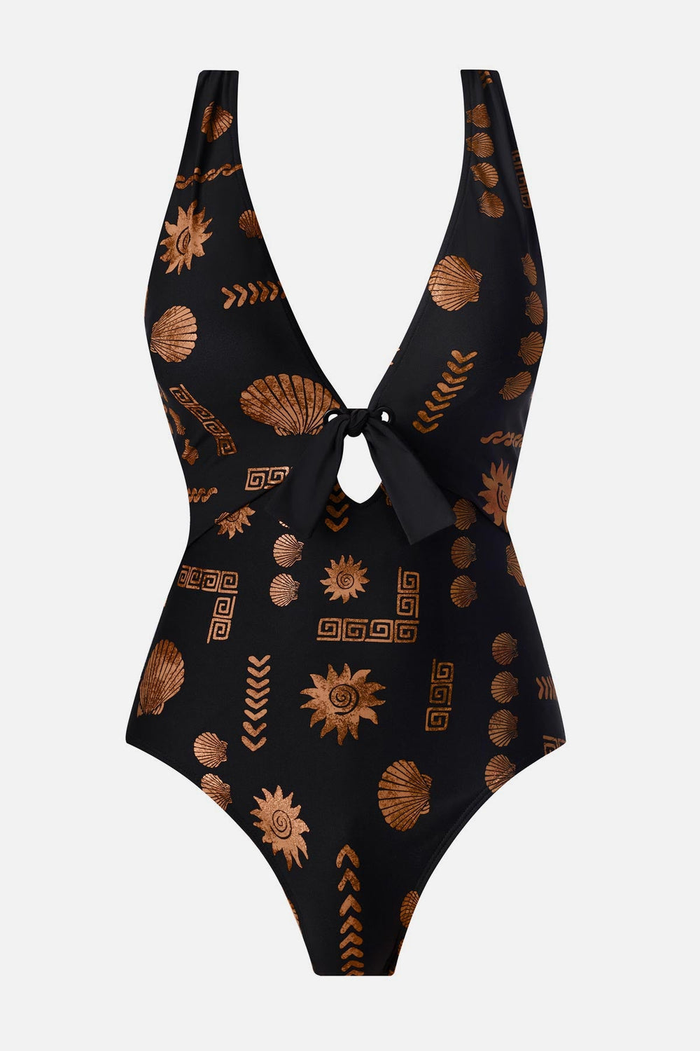 Magicsuit Halle One Piece in Clamdigger Black/Multi | Miraclesuit
