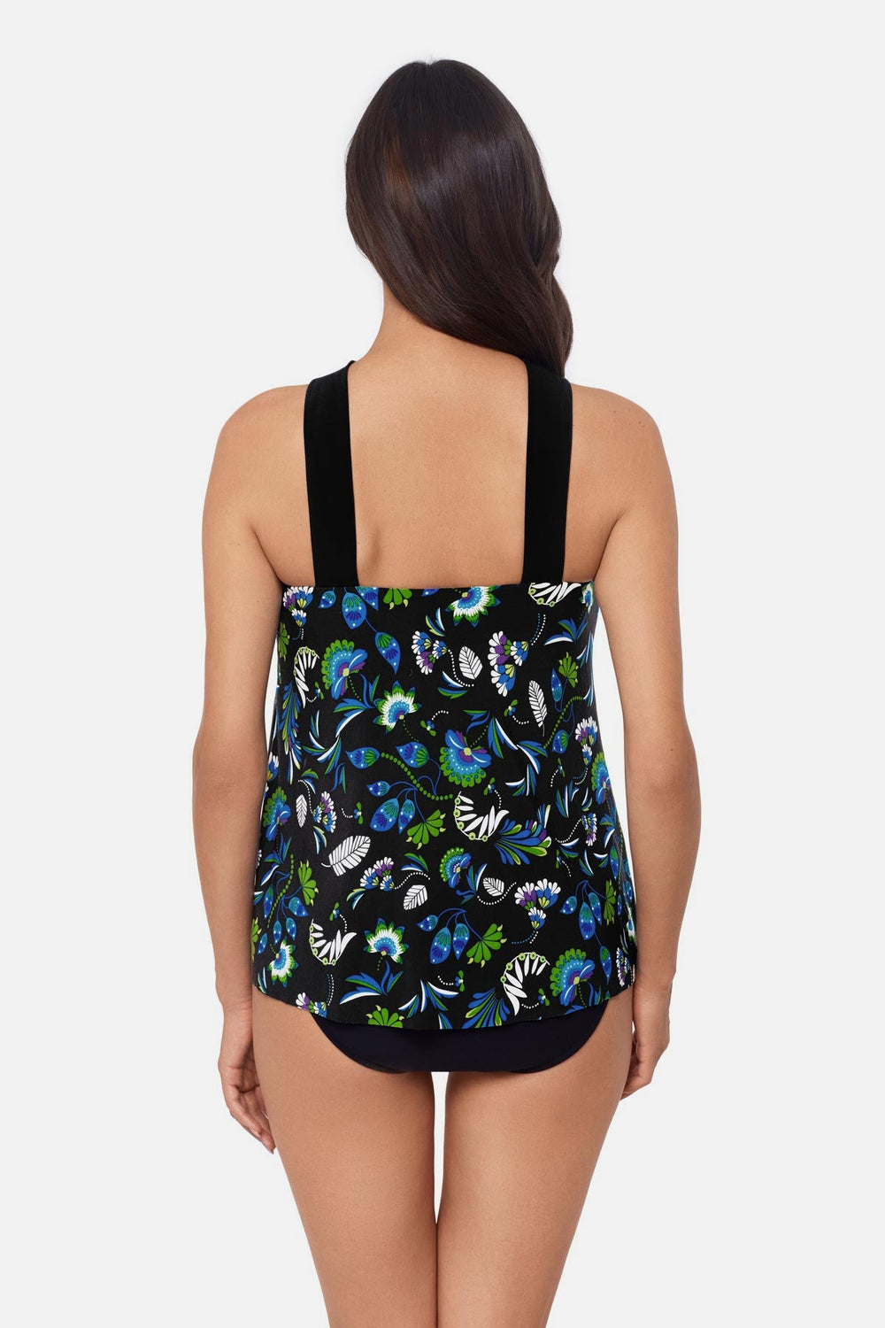 Magicsuit Faye Tankini Top in Taj Mahal Black/Multi | Miraclesuit