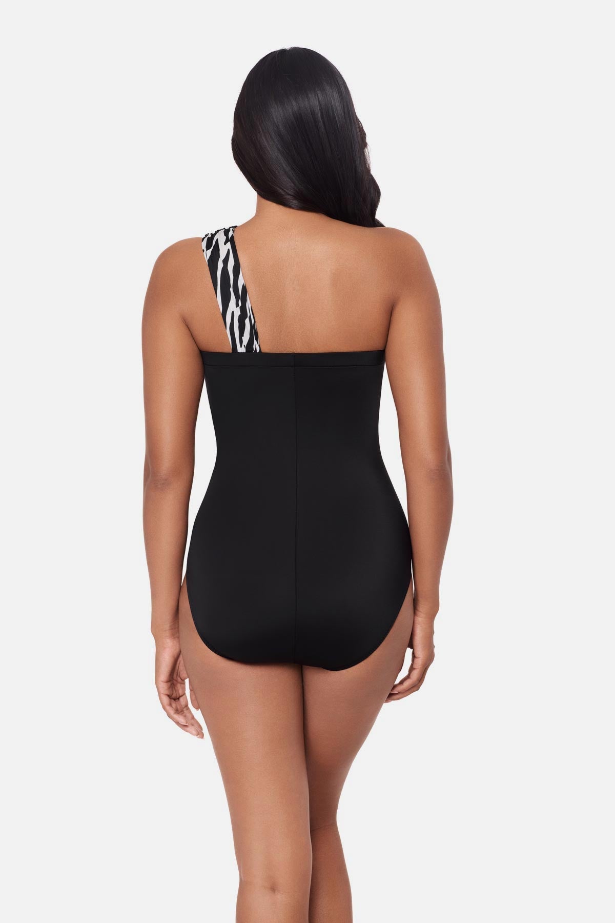 Magicsuit Goddess One Piece in Sand Tracks Black/White | Miraclesuit