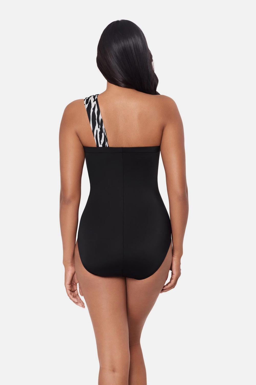 Magicsuit Goddess One Piece in Sand Tracks Black/White | Miraclesuit