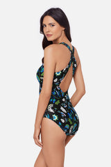 Magicsuit Diana One Piece in Taj Mahal Black/Multi | Miraclesuit