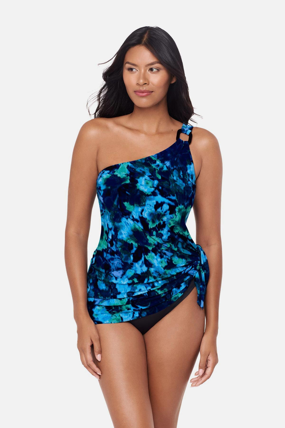 Magicsuit Amal Swim Dress in Mashup Blue/Multi | Miraclesuit