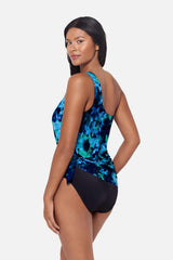 Magicsuit Amal Swim Dress in Mashup Blue/Multi | Miraclesuit
