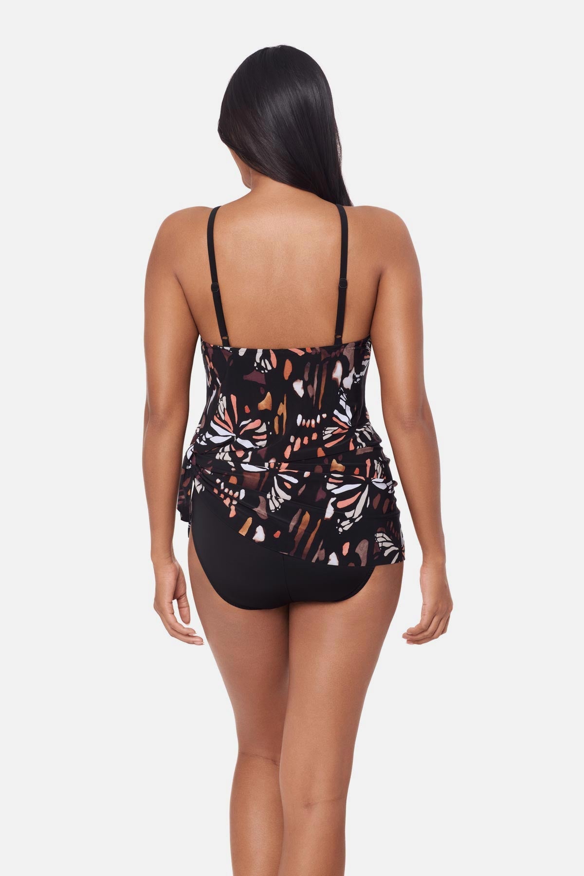 Magicsuit Parker Swim Dress in Chrysalis Black/Multi | Miraclesuit
