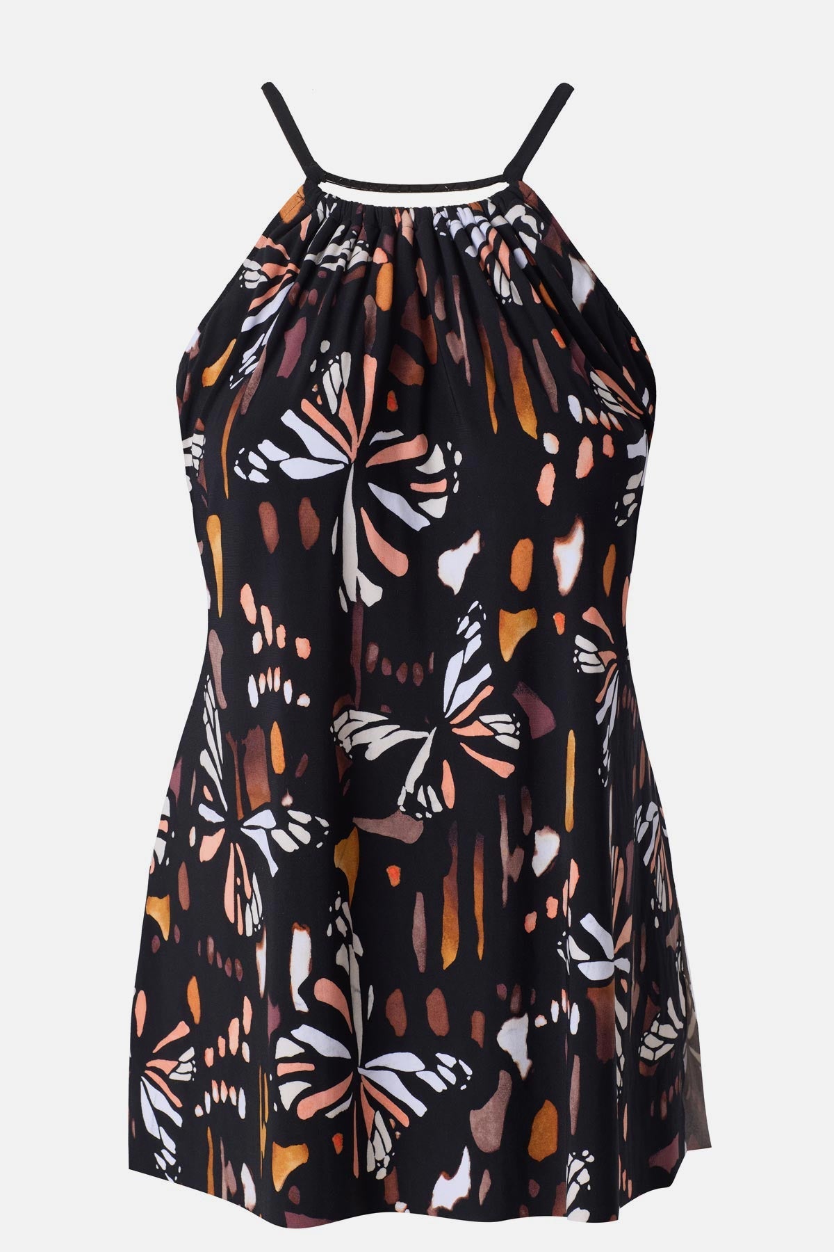 Magicsuit Parker Swim Dress in Chrysalis Black/Multi | Miraclesuit