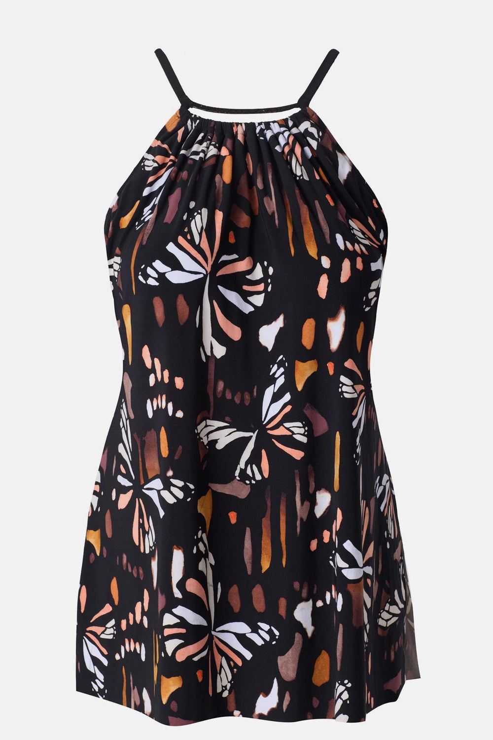Magicsuit Parker Swim Dress in Chrysalis Black/Multi | Miraclesuit