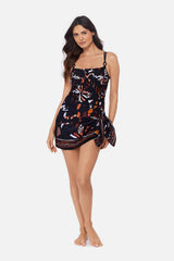 Magicsuit Pareo Cover Up in Chrysalis Black/Multi | Miraclesuit