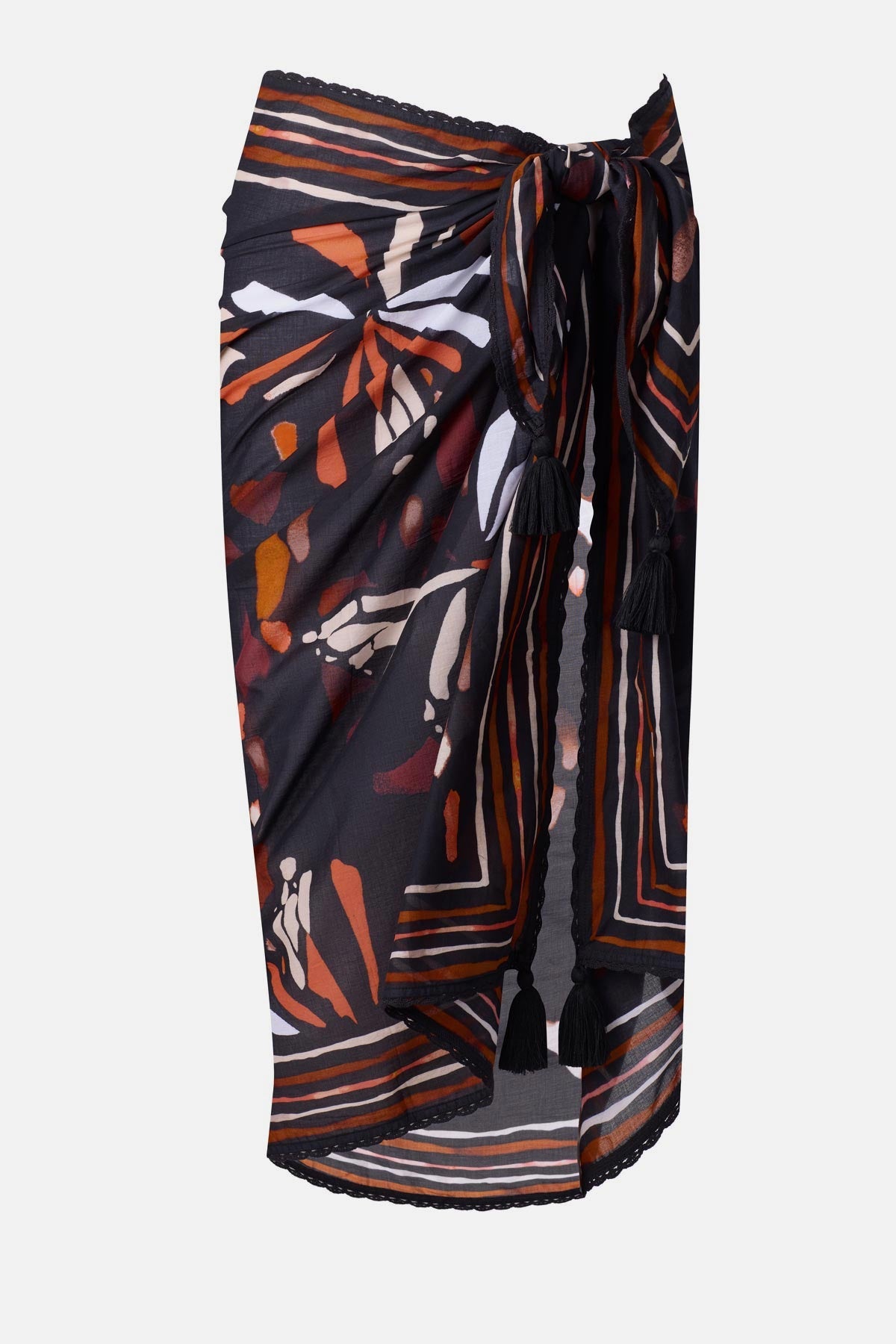 Magicsuit Pareo Cover Up in Chrysalis Black/Multi | Miraclesuit
