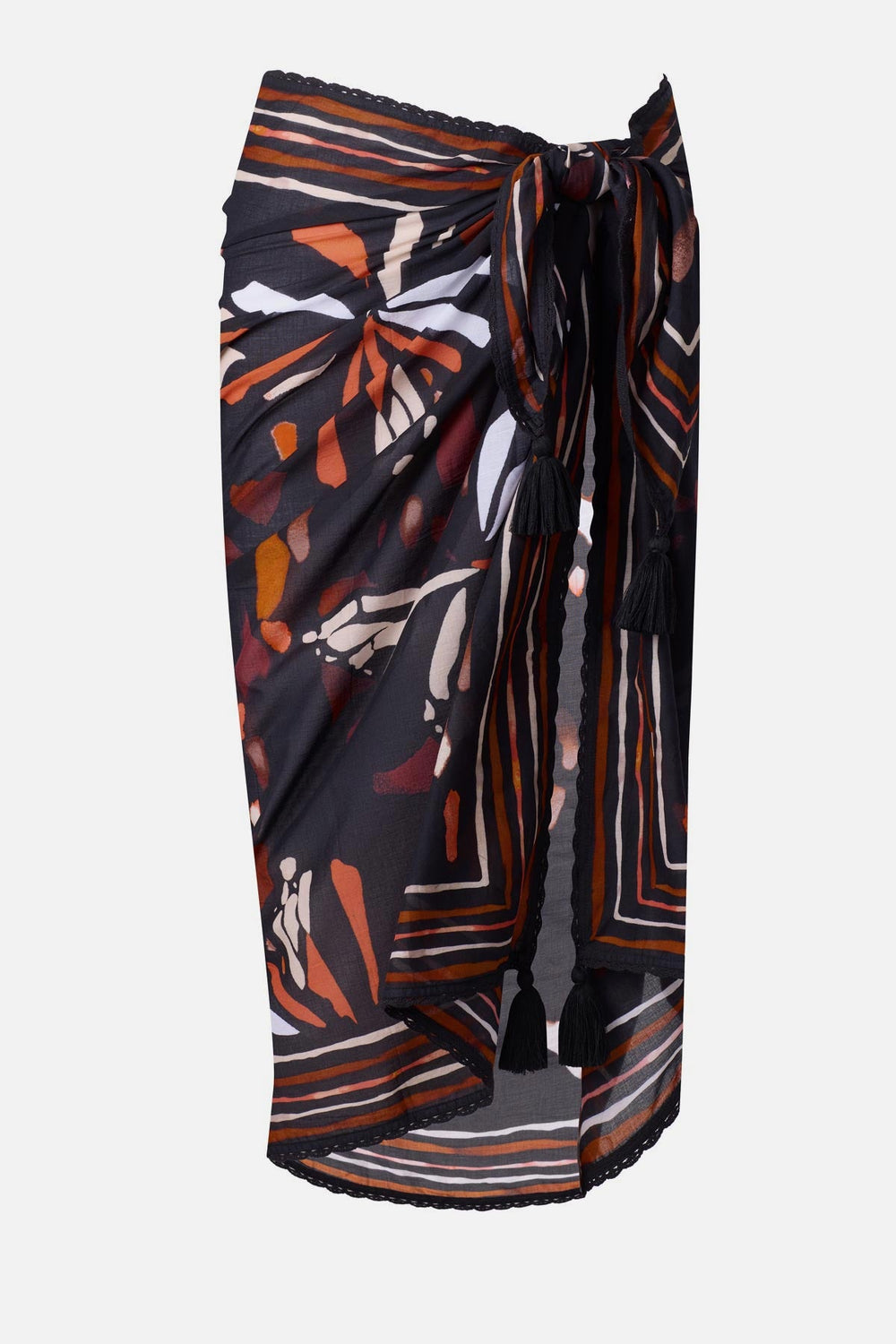 Magicsuit Pareo Cover Up in Chrysalis Black/Multi | Miraclesuit