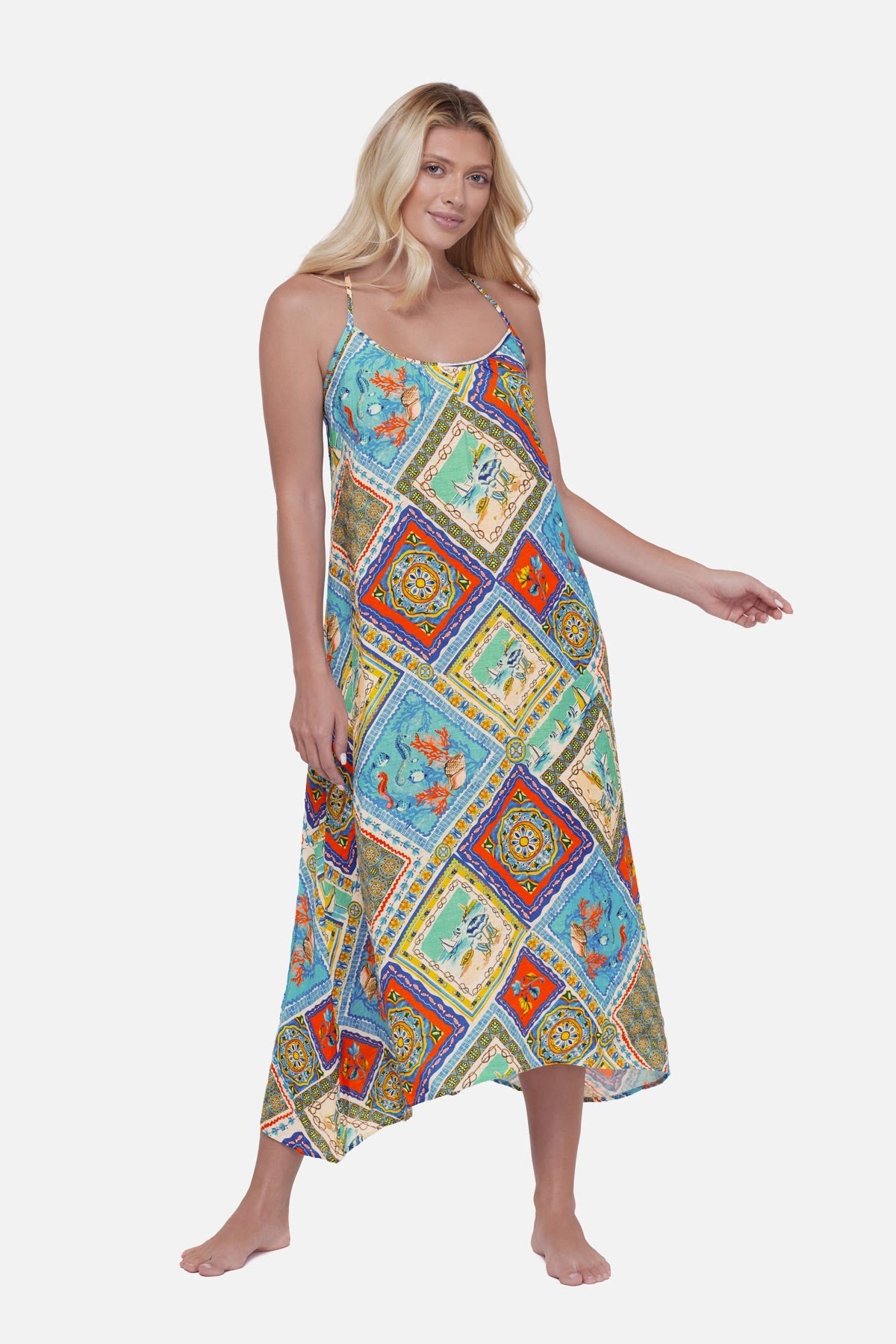 miracle by Beach Dress in Coral Casino Coral Casino | Miraclesuit