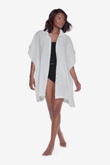 Beach Shirt Cover Up in Ivory Ivory | Miraclesuit