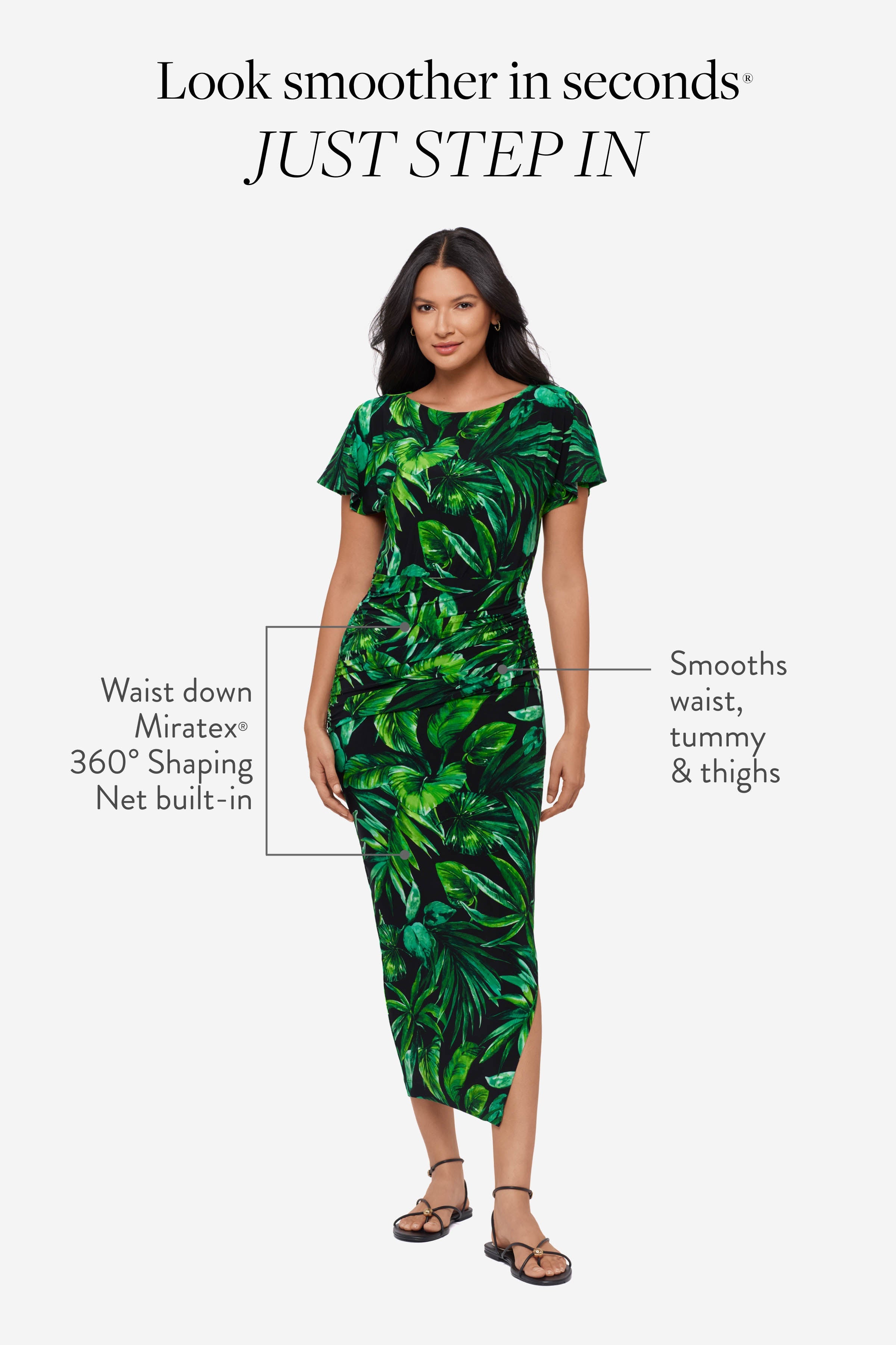 Body by Kaia Shaping Dress in Verdure Verdure | Miraclesuit