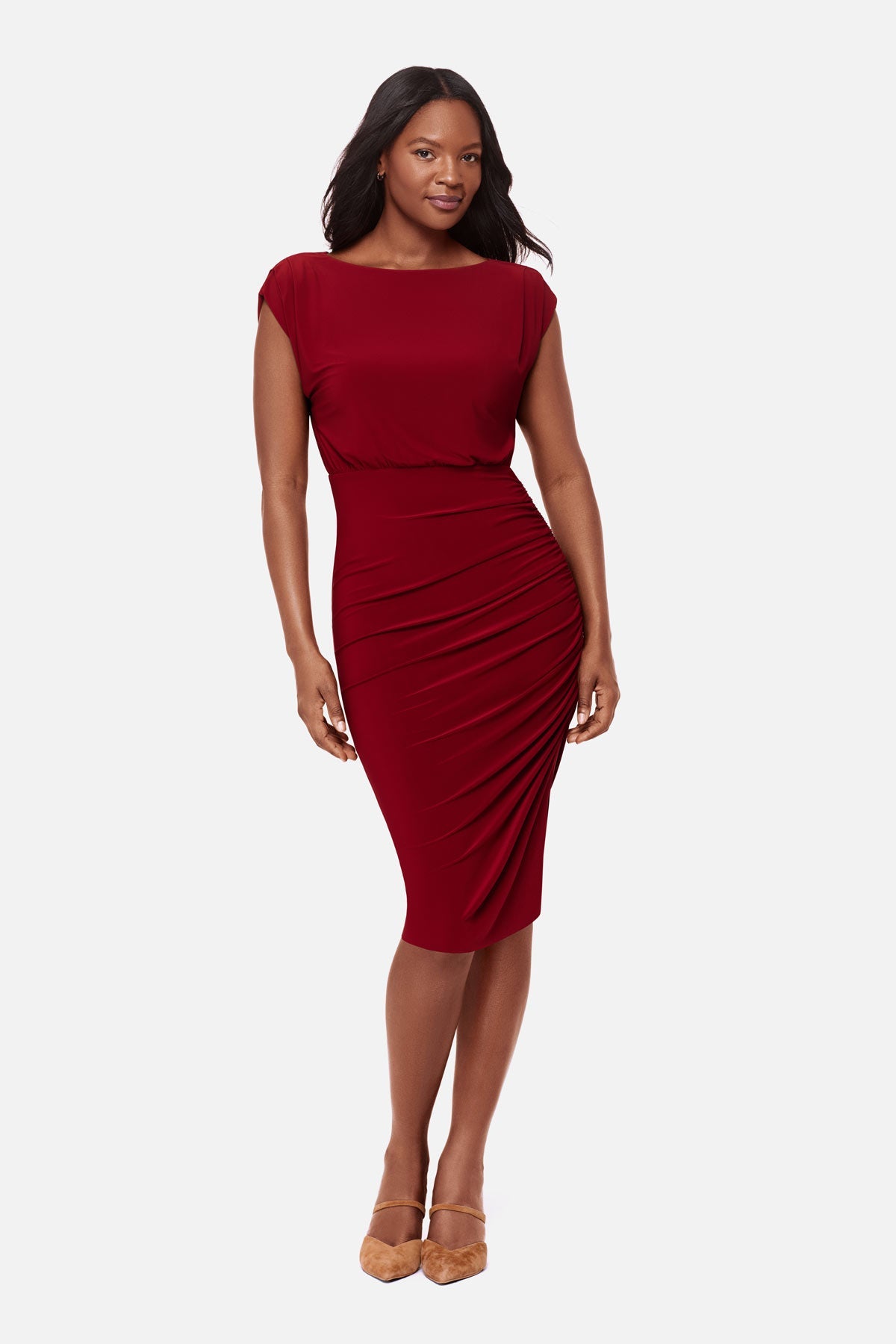 Bali Shaping Dress in Crimson Crimson | Miraclesuit