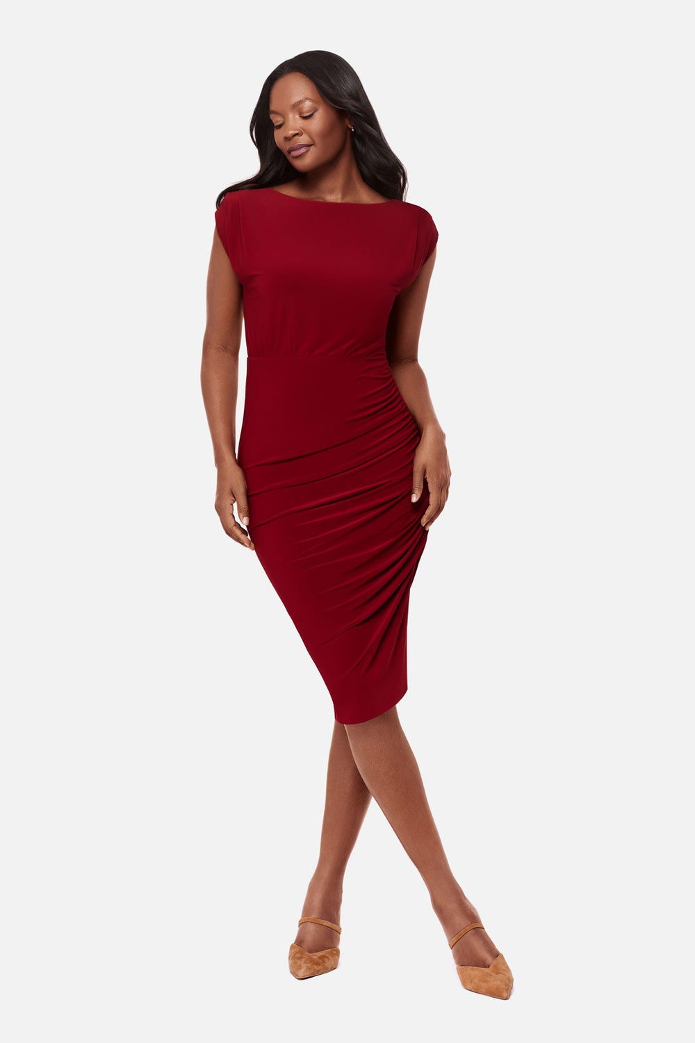 Bali Shaping Dress in Crimson Crimson | Miraclesuit