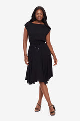 Soft Georgette Float Dress in Black Black | Miraclesuit
