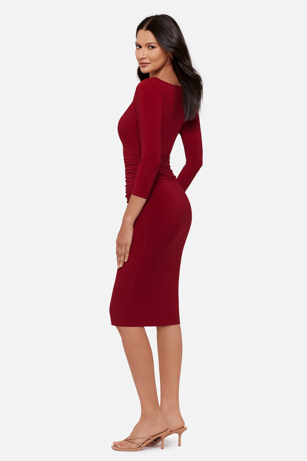 Body by Rory Shaping Dress in Crimson Crimson | Miraclesuit