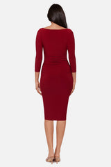 Body by Rory Shaping Dress in Crimson Crimson | Miraclesuit