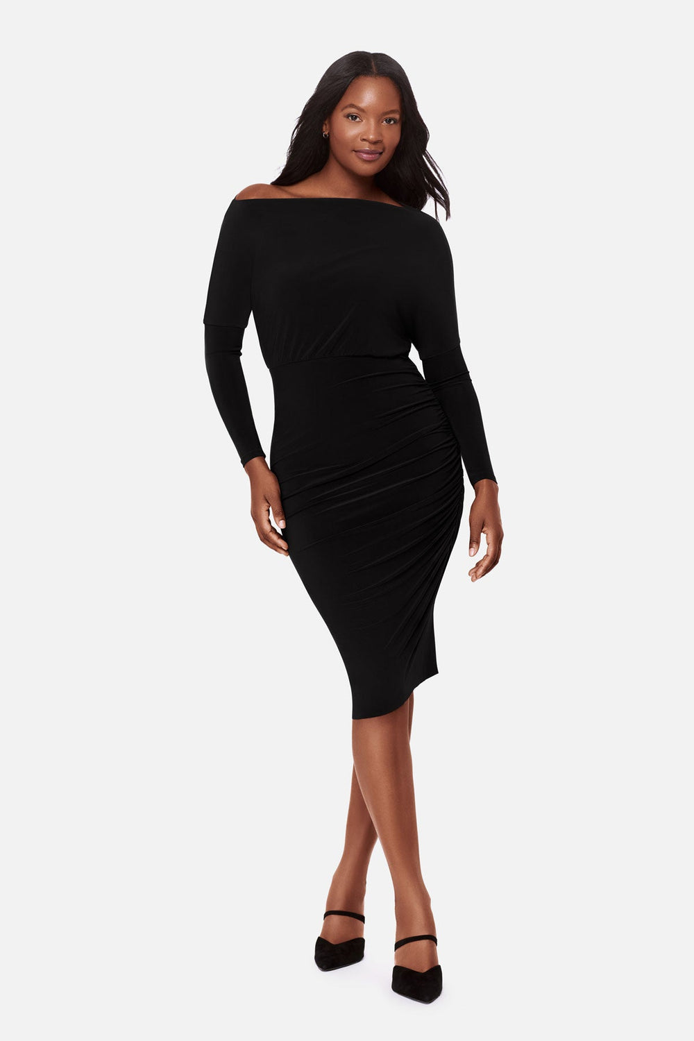 Niki Shaping Dress in Black Black | Miraclesuit