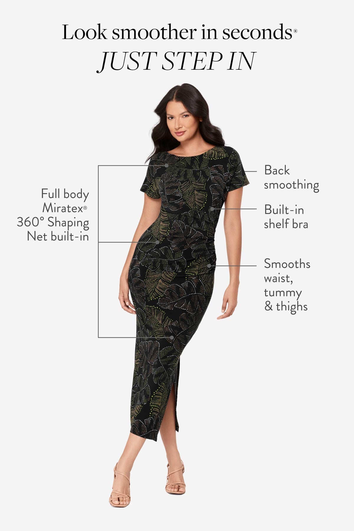 Body by Sami Shaping Dress in Stellar Palma Stellar Palma | Miraclesuit