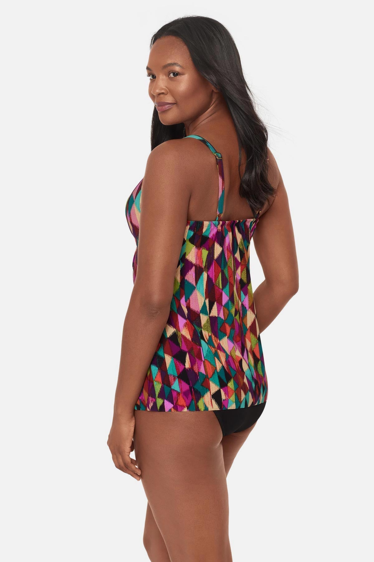 Marina Tankini Top in Farfalle Multi | Miraclesuit