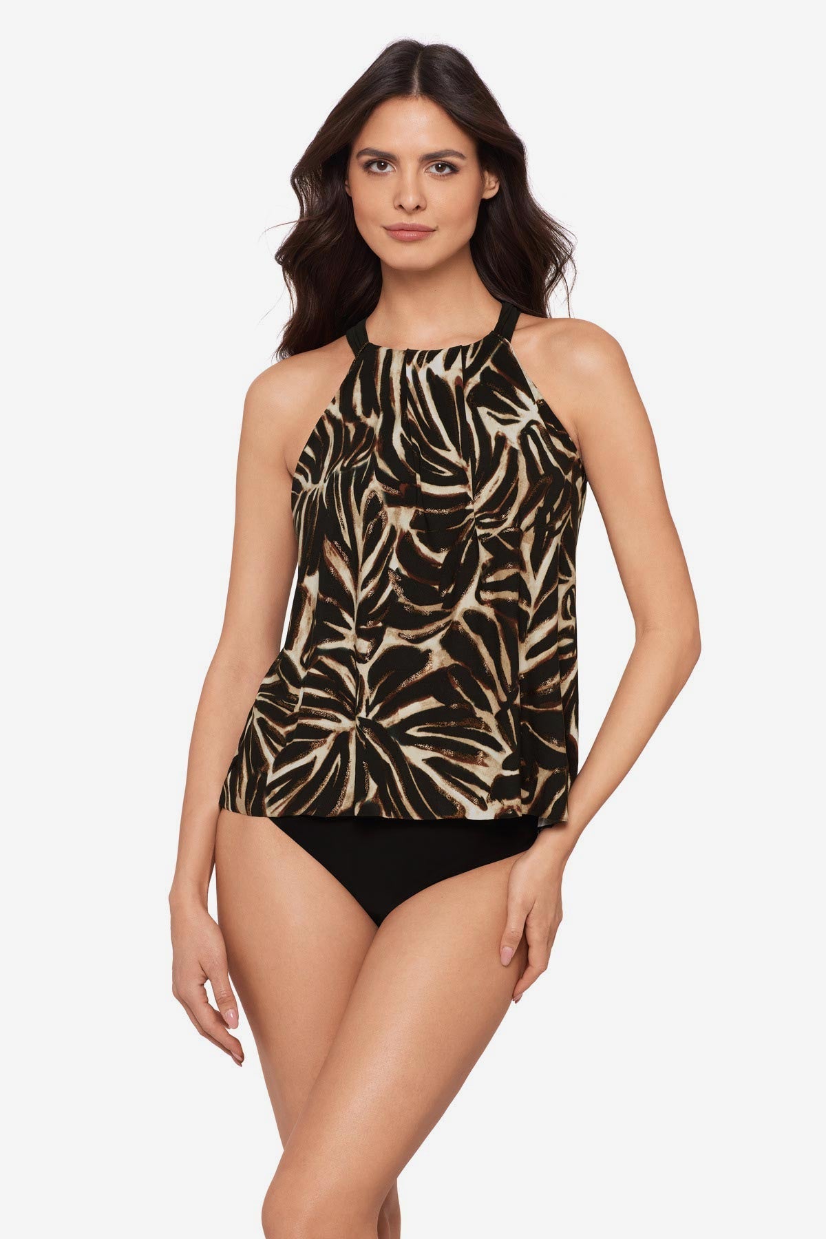 Magicsuit Desert Mirage Esme Tankini Top Separate Black/Multi | Miraclesuit