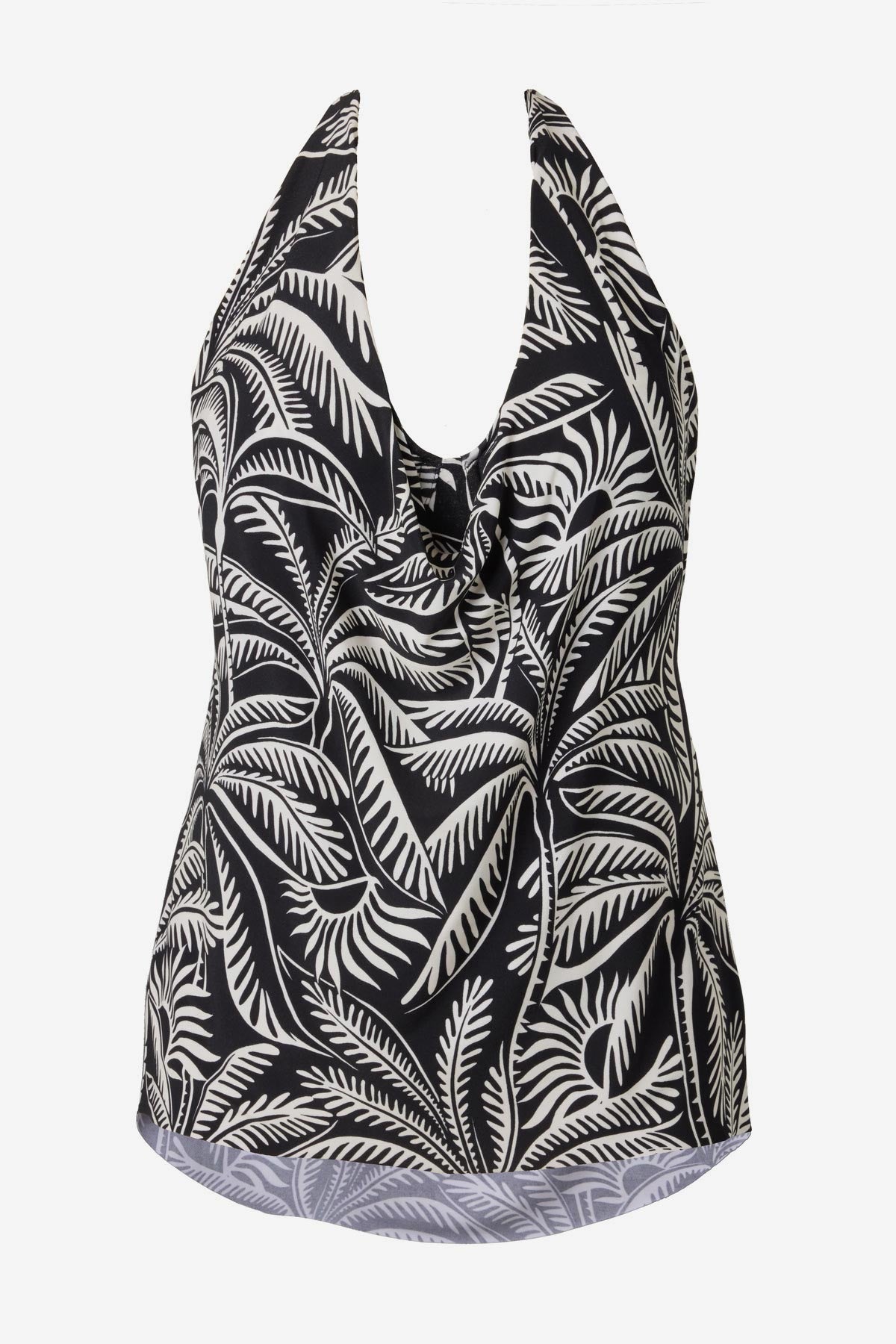 Magicsuit Hearts Of Palm Sophie Tankini Top Separate Black/Multi | Miraclesuit
