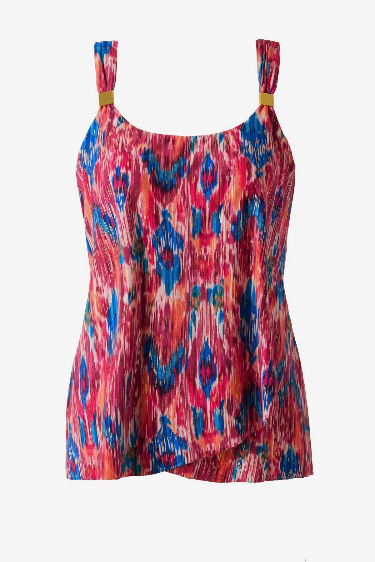 Dazzle Tankini Top in Ikat Dorado Multi | Miraclesuit