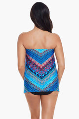 Casablanca Bandini Tankini Top Blue | Miraclesuit