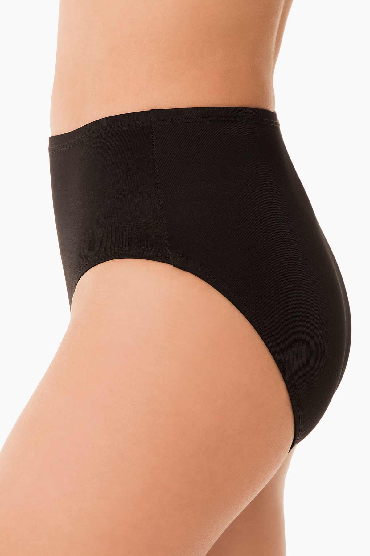 Tummy Control Swimsuit Bottoms - Basic Pant Black | Miraclesuit