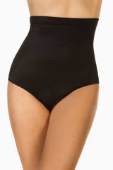 Tummy Control Bikini Bottoms - Super High Waist Black | Miraclesuit
