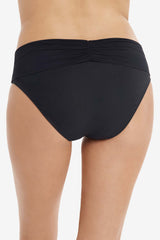 Amoressa Gimlet Folded Waist Pant Swim Bottom Black | Miraclesuit