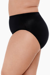 Plus Size Basic Pant Swim Bottom Black | Miraclesuit