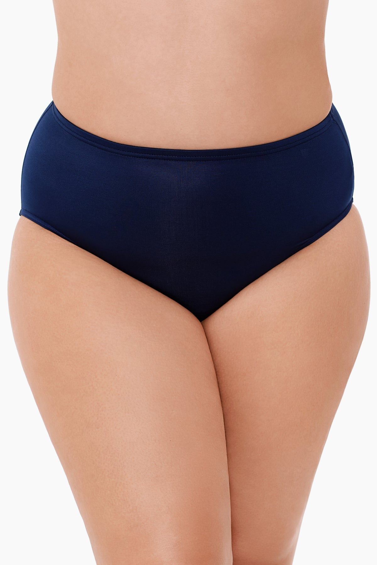 Plus Size Basic Pant Swim Bottom Black | Miraclesuit
