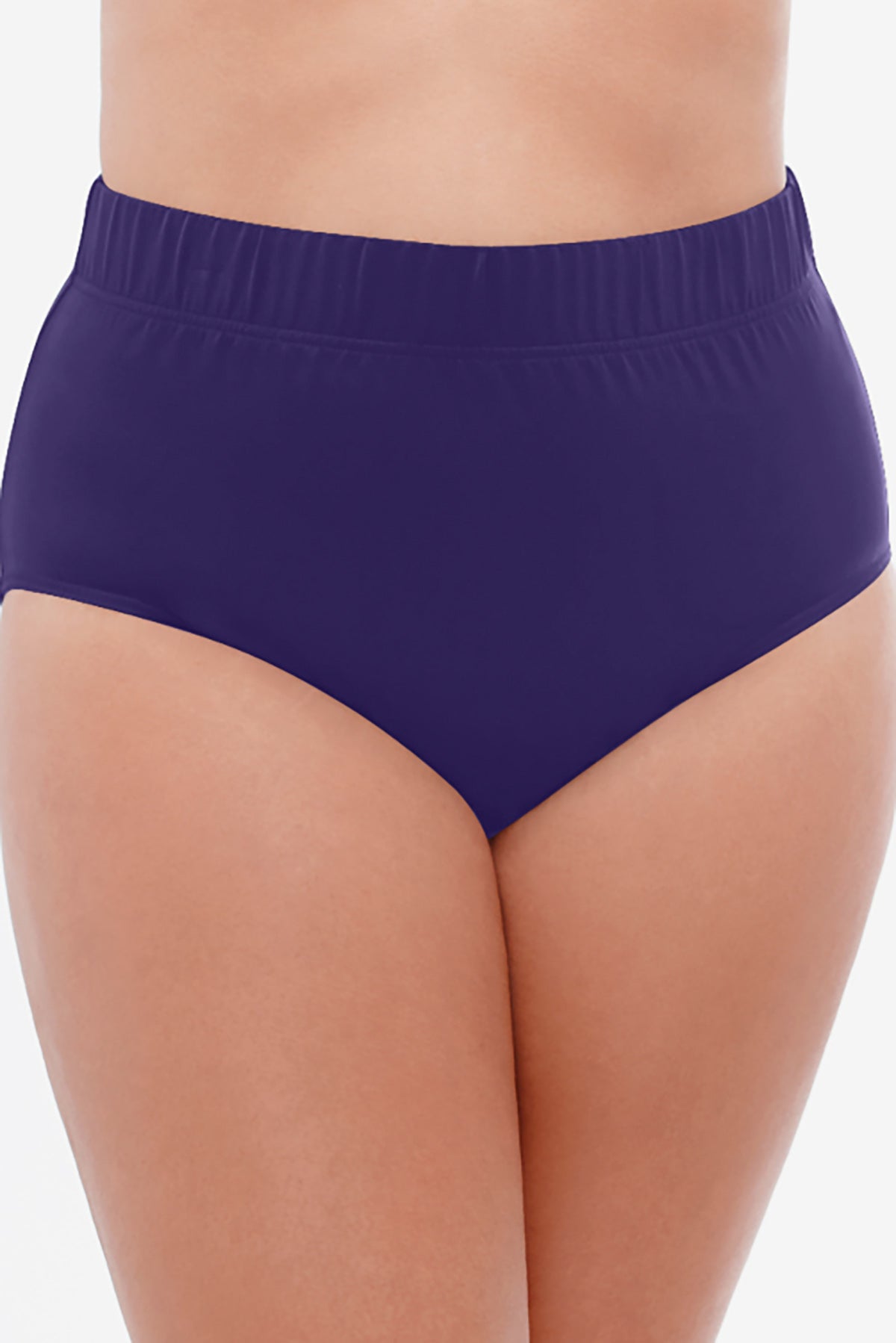 Plus Size Basic Pant Swim Bottom Black | Miraclesuit