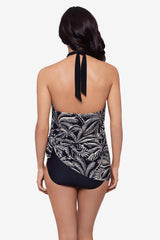 Magicsuit Hearts Of Palm Molly One Piece Swimdress Black/Multi | Miraclesuit