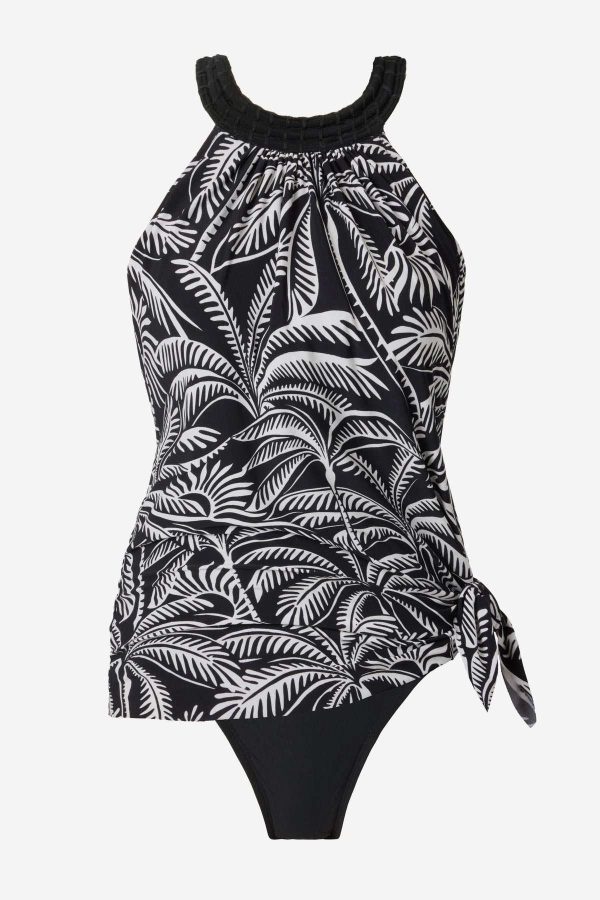 Magicsuit Hearts Of Palm Molly One Piece Swimdress Black/Multi | Miraclesuit