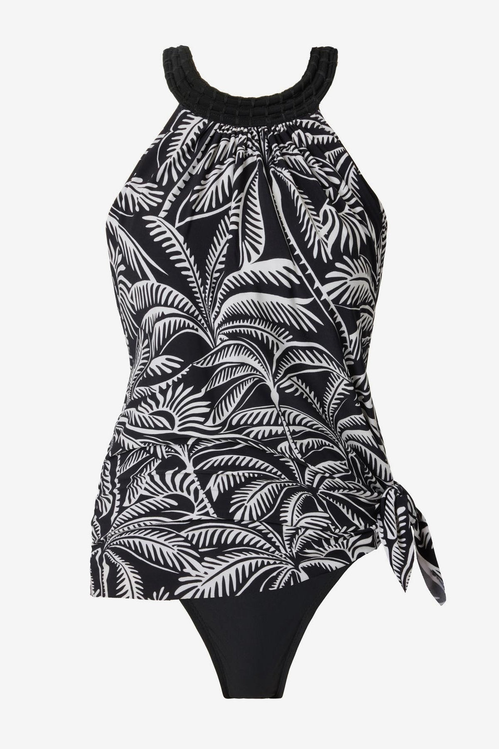 Magicsuit Hearts Of Palm Molly One Piece Swimdress Black/Multi | Miraclesuit