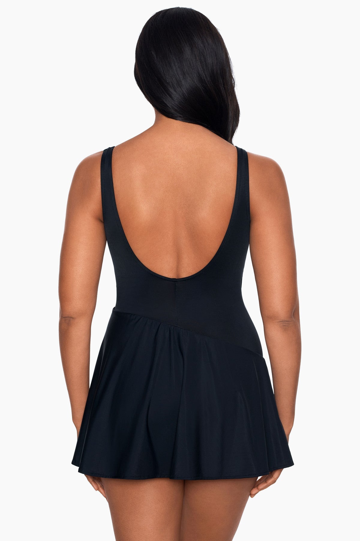 Aurora Swim Dress Black | Miraclesuit